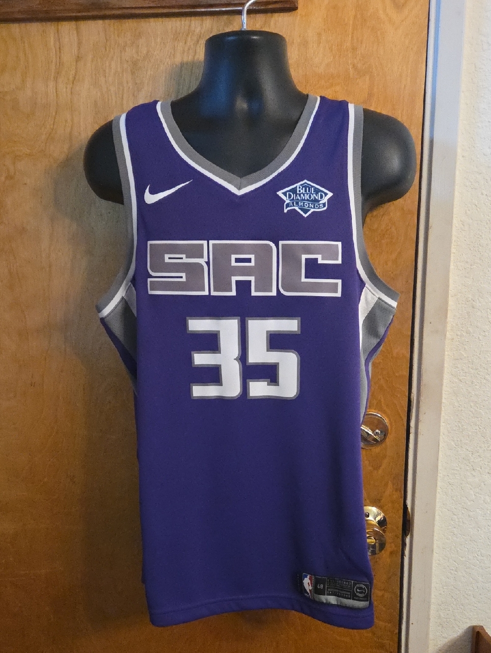 Sacramento Kings Marvin‎ Bagley III Nike Purple Swingman Team Player Jersey -LRG